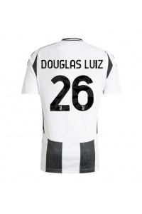 Juventus Douglas Luiz #26 Jalkapallovaatteet Kotipaita 2024-25 Lyhythihainen